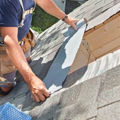 Flash the sill for the skylight