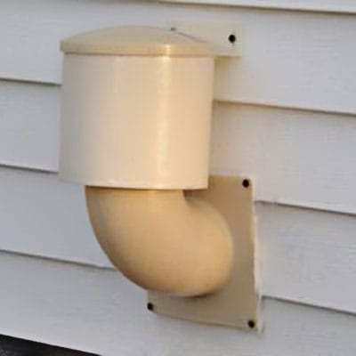 a seal on an exhaust fan