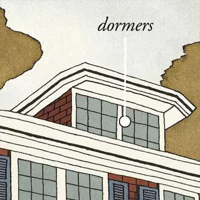 illustration of dormers as part of an old home