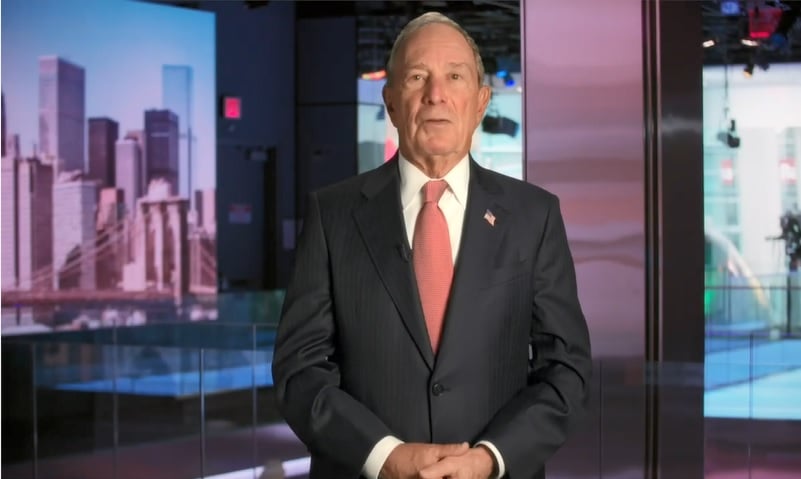 Former New York City Mayor Michael Bloomberg.