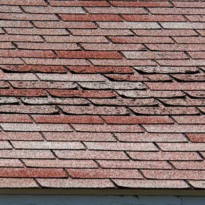 damaged roof shingles