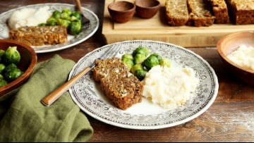 Cottage Cheese Roast (Vegetarian Meatloaf)