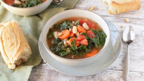 Healthy Bean Soup With Kale