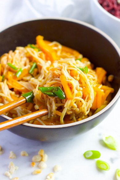 Pumpkin and Enoki Mushroom Salad Image