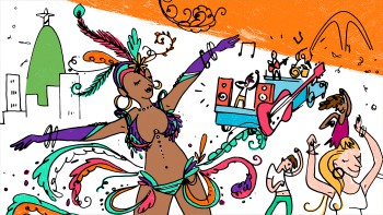 carnival around the world in brazil