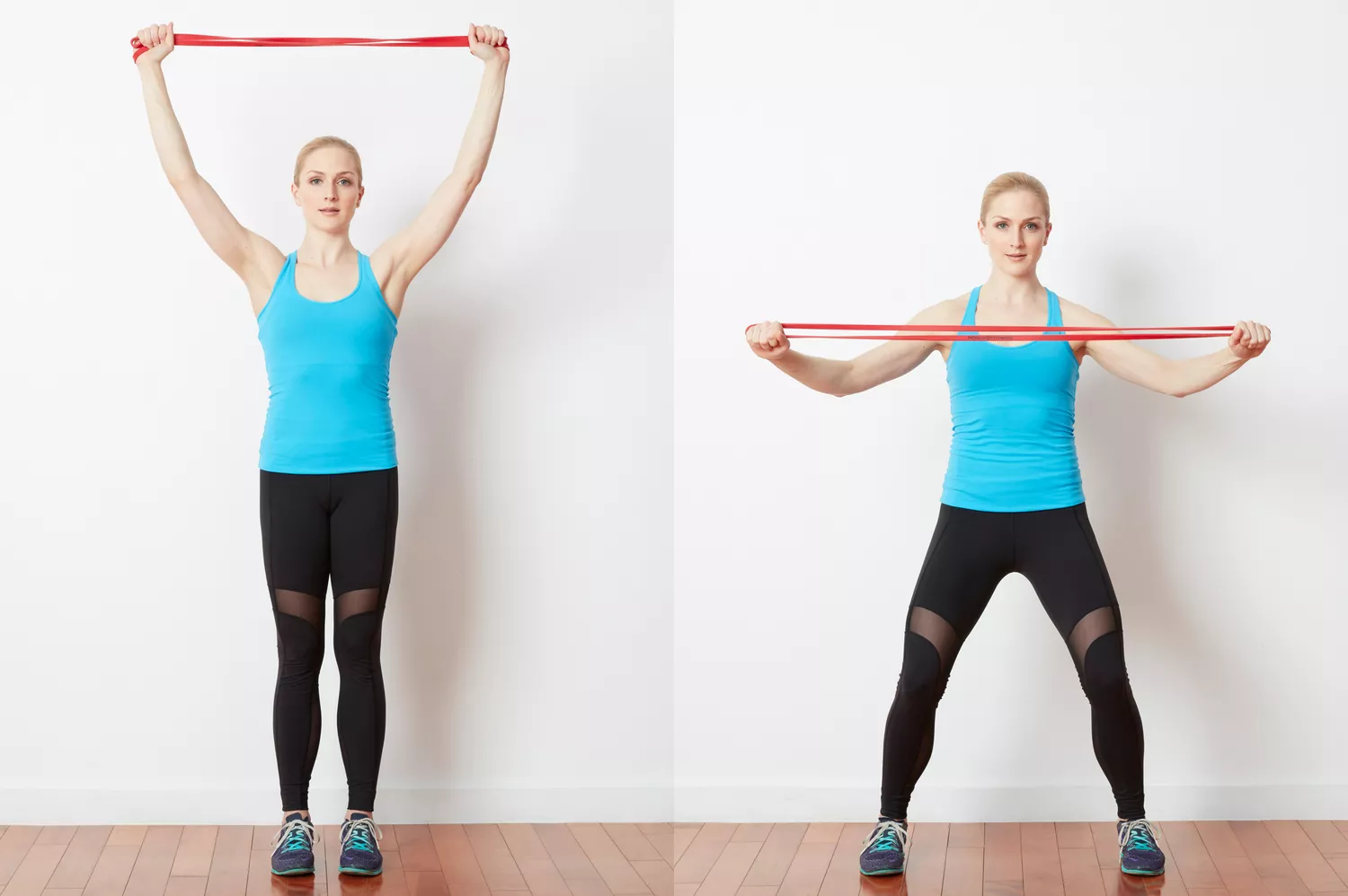 Jumping Jacks with Resistance Band Lat Pulls
