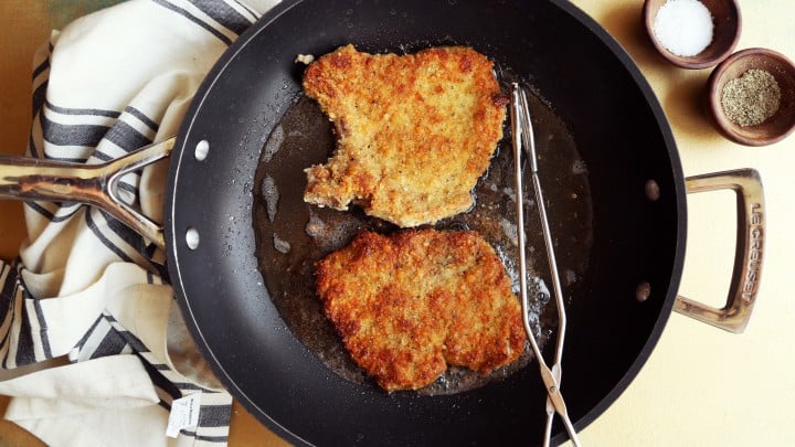 Parmesan Sage Pork Chops