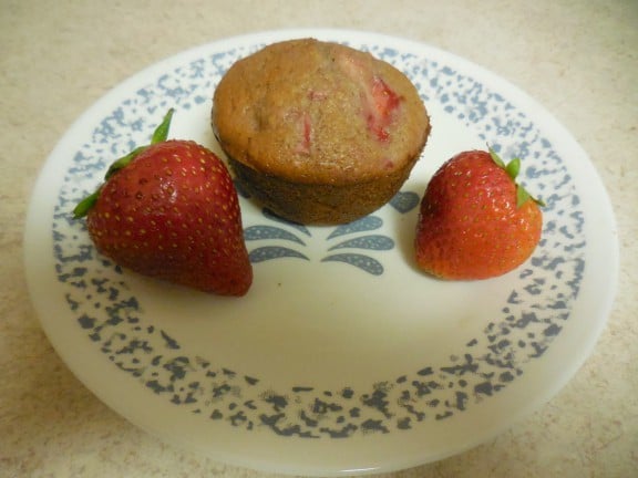 Berry-Smash Muffins (Strawberry Muffins)