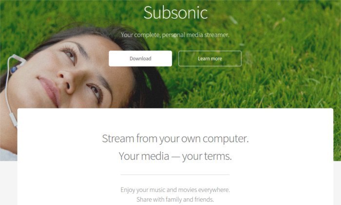 Subsonic - Stream from your own computer.