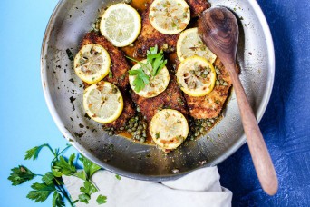 Chicken Scaloppine With Lemon Glaze  (Low Fat and Delicious!)