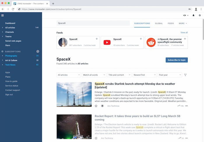 4 Best Rss Readers Inoreader