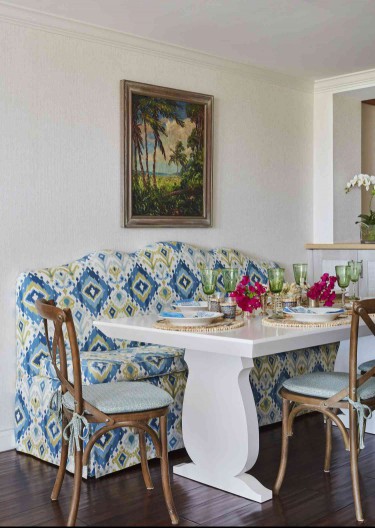 bright breakfast nook