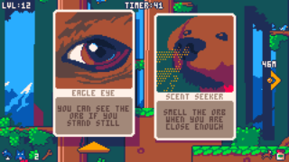 image shows two cards with game features that help the dog track image shows two cards with game features that help the dog track