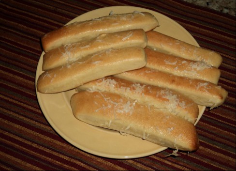 Quick Soft Breadsticks