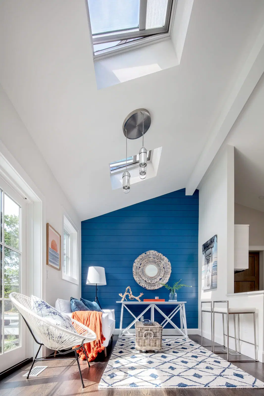 skylights that can open letting in natural light and air in