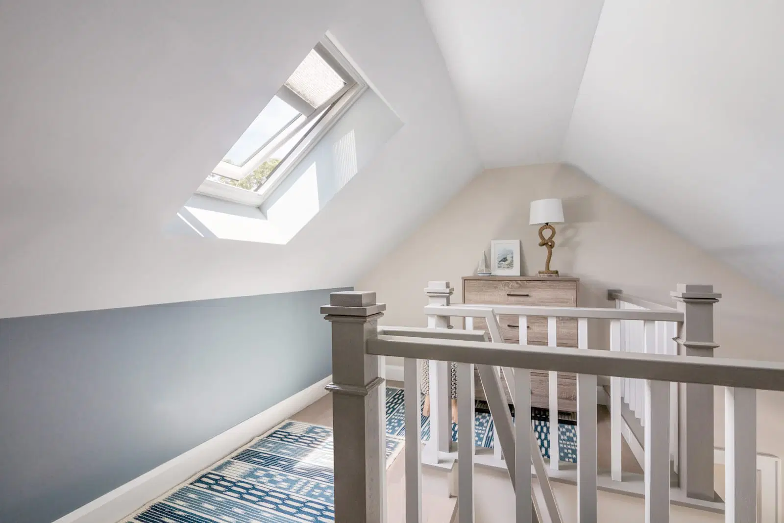 natural light and an open window in a loft