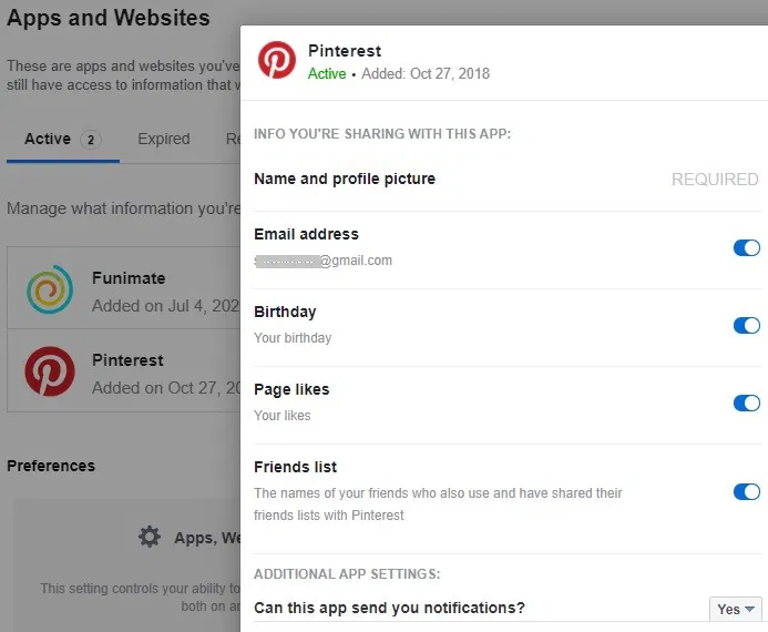 All Accounts Email Facebook Email Shared