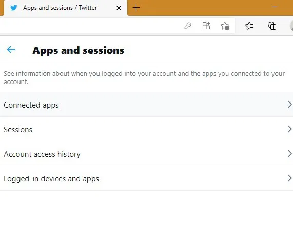 All Accounts Email Twitter Connected Apps