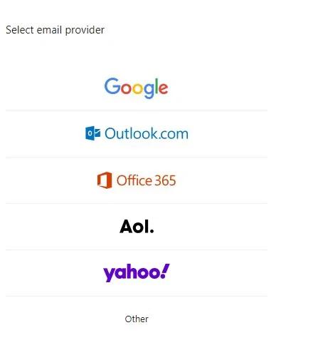 All Accounts Email Yahoo Add Email Provider