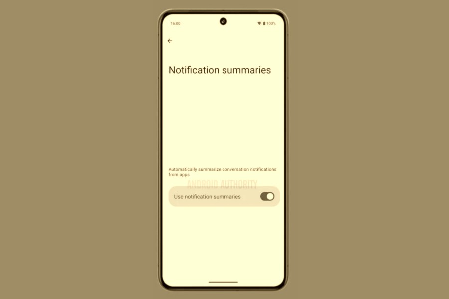 Notification summary feature in Android.