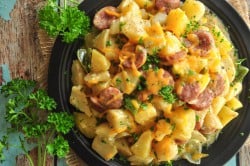 Potato Kielbasa Skillet