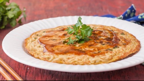 Ramen Noodle Egg Foo Yung