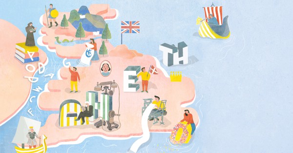 mapa inglaterra ortografia