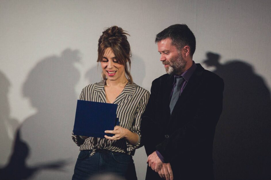 Image of Davyth Hicks at Babel Film Festival 