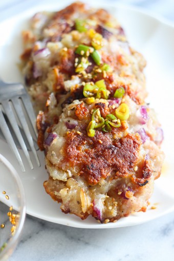 bacon and potato pancake