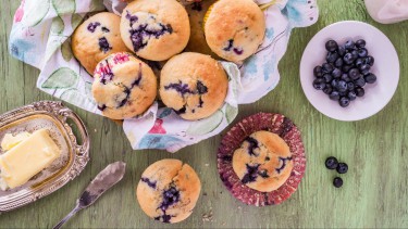 Old-Fashioned Blueberry Muffins