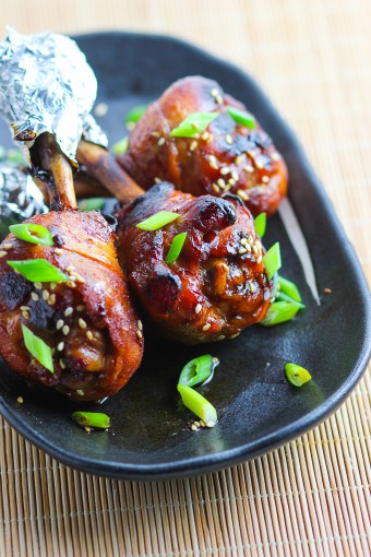 Baked Honey Chicken Drumstick Lollipops