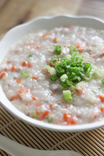 Beef and Carrot Congee