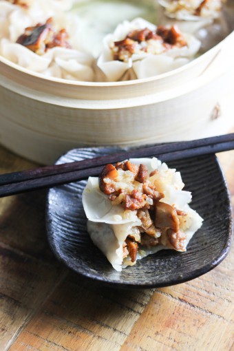Enjoy Beef and Mushroom Shumai 