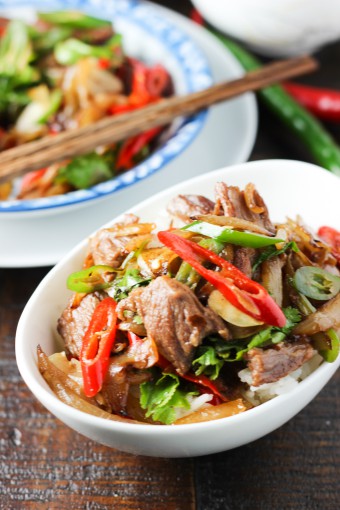 Beef with Onion Stir-fry