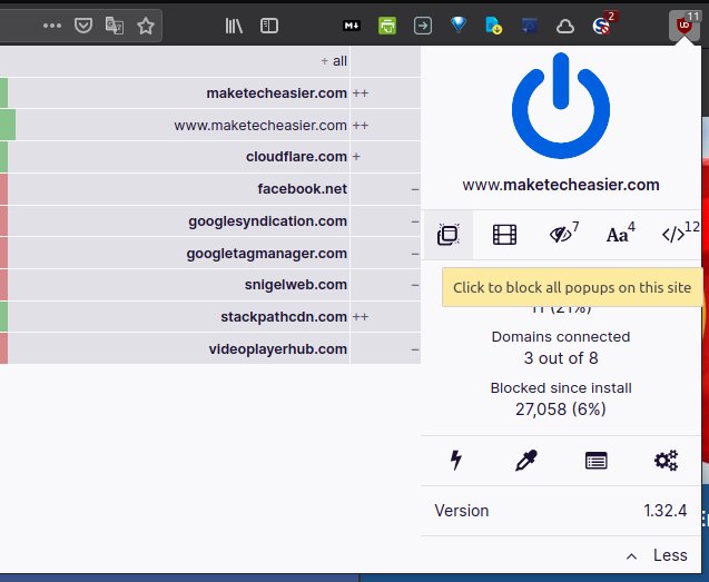 Best Ff Privacy Addons Ublock Origin