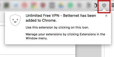 Betternet -mte- menubar chrome