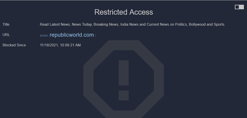 Block Websites Firefox Add On Restricted Access