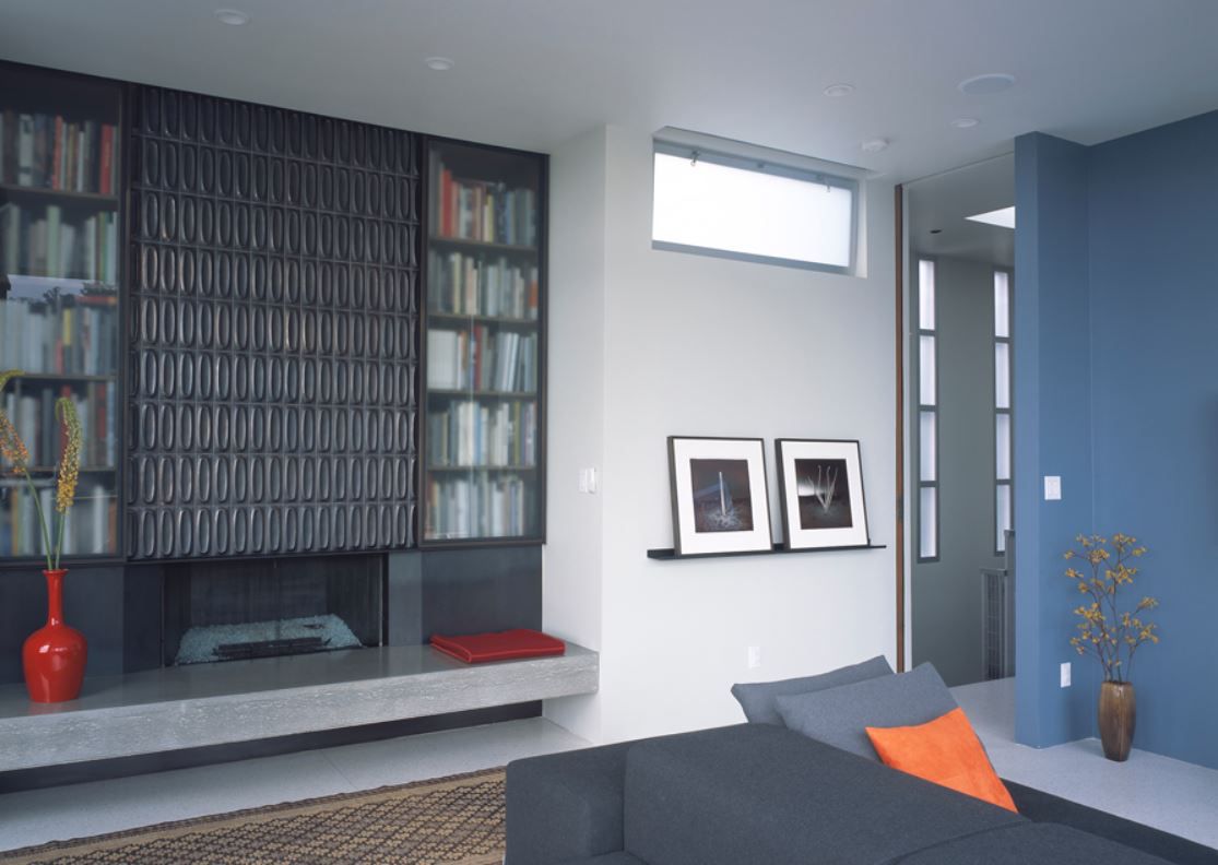 Blue Modern Living Room