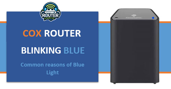 Cox Wifi router blinking blue
