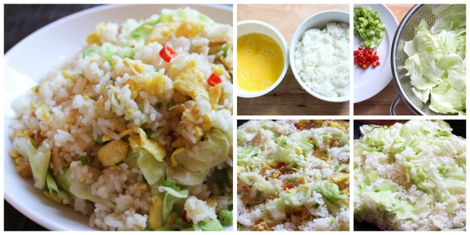 How to Make Cabbage fried rice