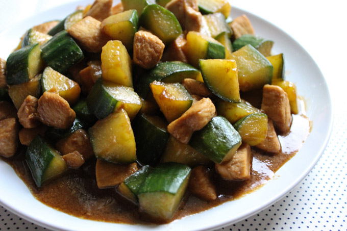 Chicken Breast with Cucumber Stir Fry (9 of 9)
