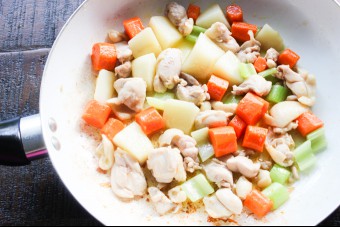 Chicken Curry Cooking Process