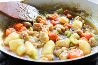 Chicken Curry in the Pan