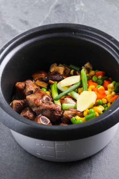 Super Easy Chinese Pork Rib Rice Bowl-Step Two