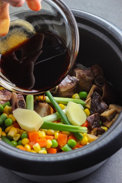 Super Easy Chinese Pork Rib Rice Bowl-Step Three