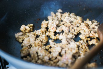 Stir fry Ground Pork