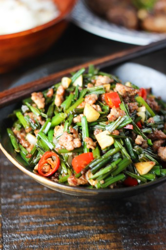 Chive and Ground Pork
