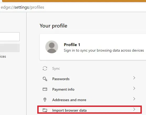 Chrome Bookmarks Import Browser Data