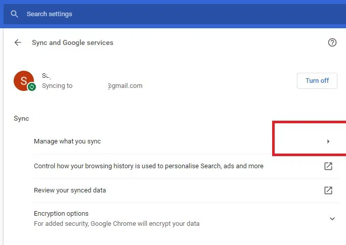 Chrome Bookmarks Manage What You Sync