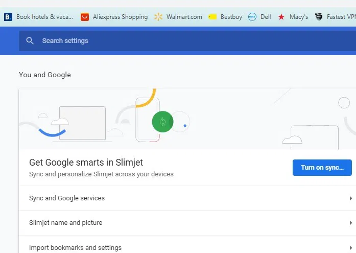 Chrome Bookmarks Slimjet Import